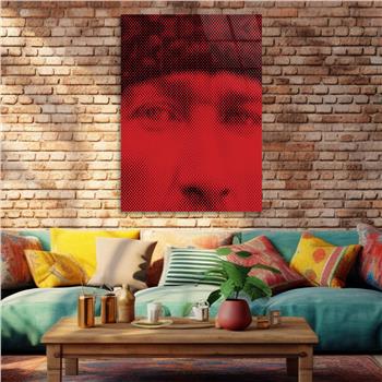 Dikey VatanTemalı Cam Tablo 167