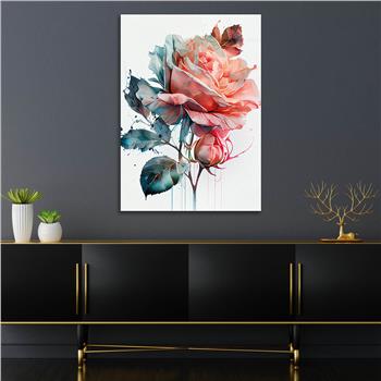 Thema Natur auf bedrucktem Glas