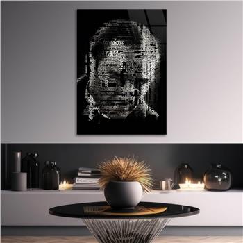 Dikey VatanTemalı Cam Tablo 132