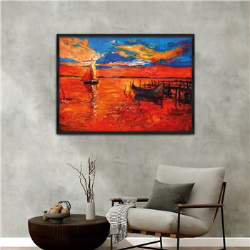 Tableau à thème d’art avec cadre en aluminium 187