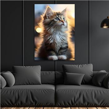 Dikey Doğa Temalı Cam Tablo 418