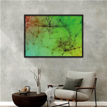 bedrucktes Glas mit Aluminiumrahmen und Kunst Themen 