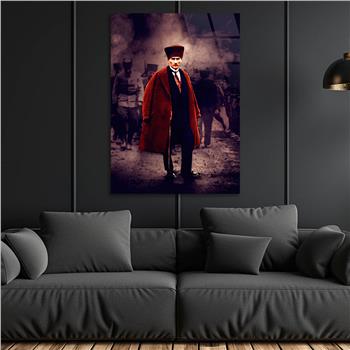 Dikey VatanTemalı Cam Tablo 193