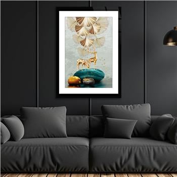 Kunst Thema auf bedrucktem Glas