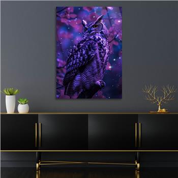 Dikey Doğa Temalı Cam Tablo 391