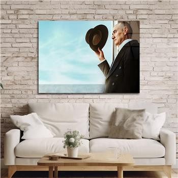 Yatay Vatan Temalı Cam Tablo 149