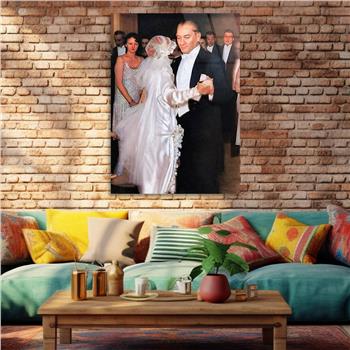 Dikey VatanTemalı Cam Tablo 136