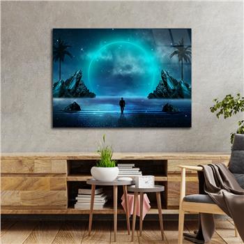 Kunst Thema auf bedrucktem Glas 486