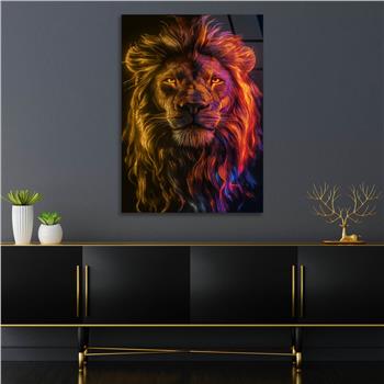 Dikey Doğa Temalı Cam Tablo 330