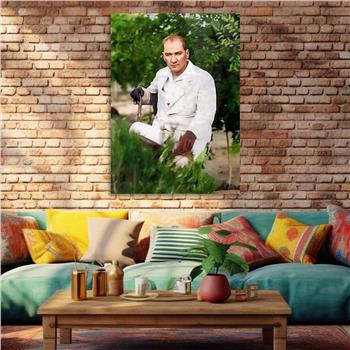 Dikey VatanTemalı Cam Tablo 146