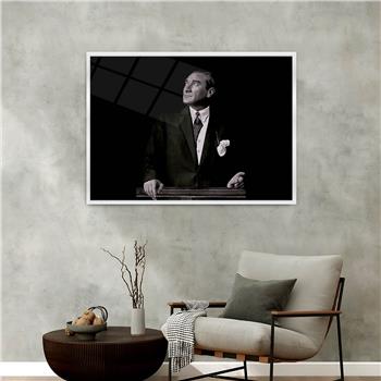 Aluminum-Framed National-Themed Tempered Glass Wall Art 011