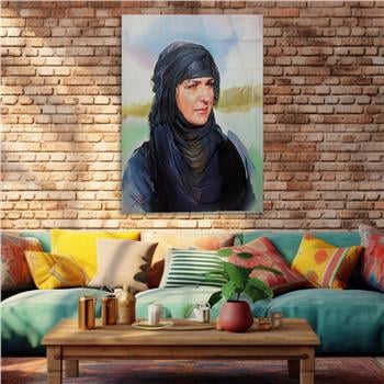 Kunst Thema auf bedrucktem Glas