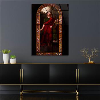 Kunst Thema auf bedrucktem Glas