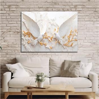 Yatay Sanat Temalı Cam Tablo 591