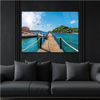 Thema Natur auf bedrucktem Glas