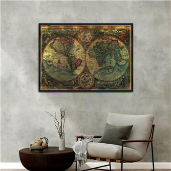 Aluminium Omlijste Kunst Thema Geharde Glasschilderij 086