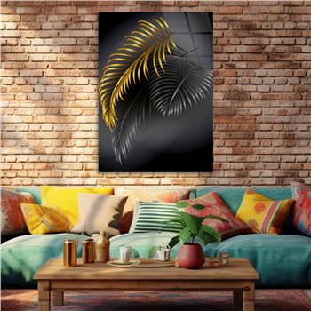 Kunst Thema auf bedrucktem Glas