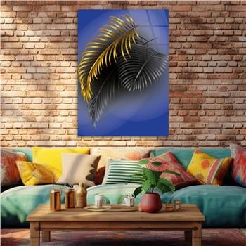 Kunst Thema auf bedrucktem Glas