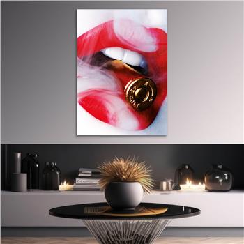 Kunst Thema auf bedrucktem Glas