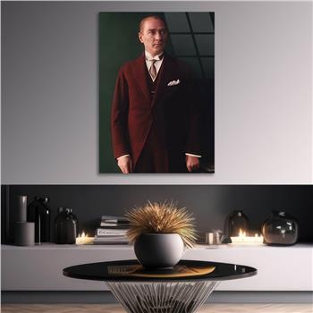 Dikey VatanTemalı Cam Tablo 197