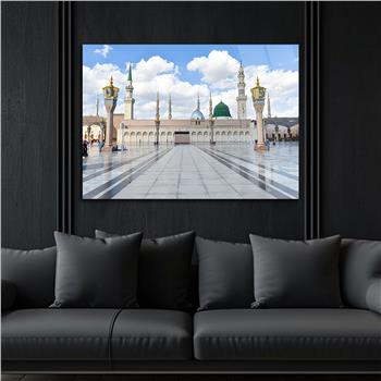 Religiöses Thema auf bedrucktem Glas