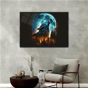 Aluminum-Framed National-Themed Tempered Glass Wall Art 028