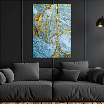 Dikey Sanat Temalı Cam Tablo 314