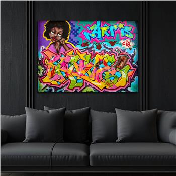 Kunst Thema auf bedrucktem Glas 520