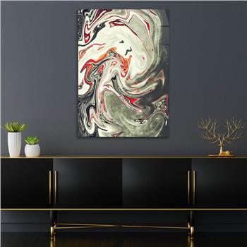 Kunst Thema auf bedrucktem Glas