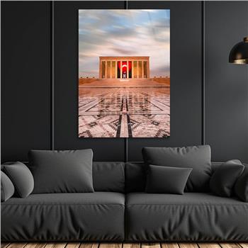 Dikey VatanTemalı Cam Tablo 170