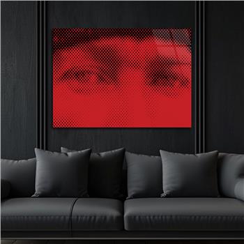 Yatay VatanTemalı Cam Tablo 117