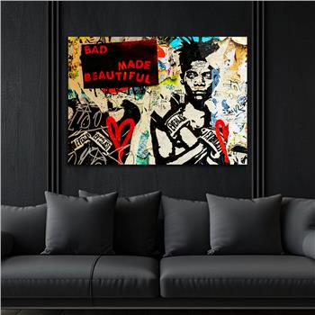 Kunst Thema auf bedrucktem Glas 451