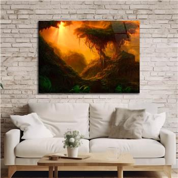 Kunst Thema auf bedrucktem Glas 478