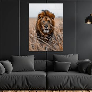 Dikey Doğa Temalı Cam Tablo 316