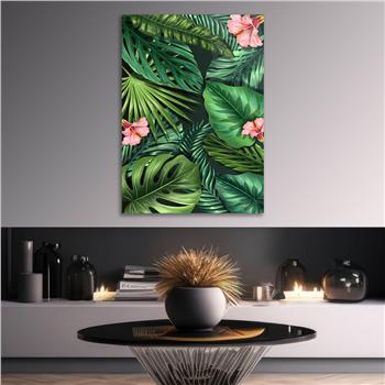 Dikey Sanat Temalı Cam Tablo 377