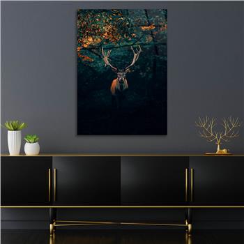 Dikey Doğa Temalı Cam Tablo 271