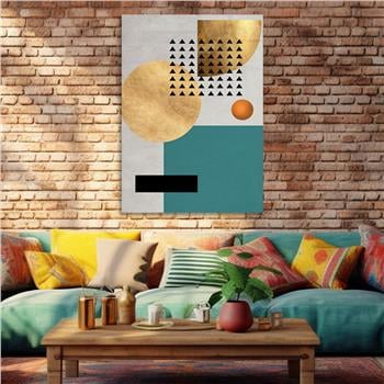 Kunst Thema auf bedrucktem Glas