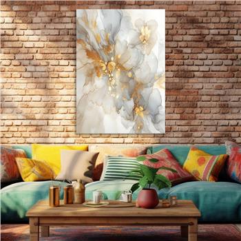 Dikey Sanat Temalı Cam Tablo 397