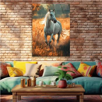 Dikey Doğa Temalı Cam Tablo 389