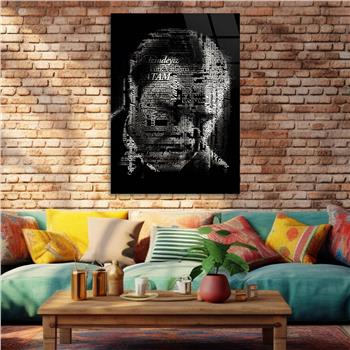 Dikey VatanTemalı Cam Tablo 132