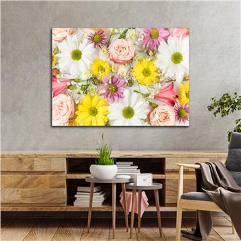 Yatay DoğaTemalı Cam Tablo 381