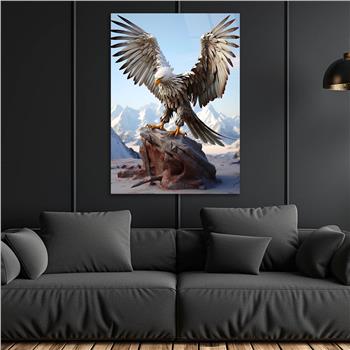 Dikey Doğa Temalı Cam Tablo 239