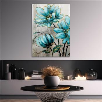 Kunst Thema auf bedrucktem Glas