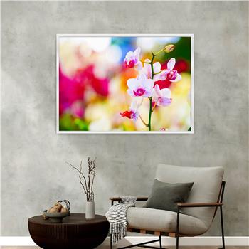 Aluminium Omlijste Natuur Thema Geharde Glasschilderij 127