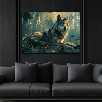 Yatay Doğa Temalı Cam Tablo 570