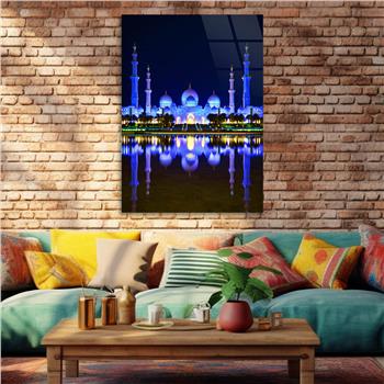 Dikey Dini Temalı Cam Tablo 291