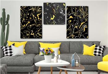 Ensemble de Tableaux et d’orloge 2 pièces sur le thème de l’art