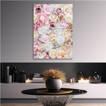 Dikey Sanat Temalı Cam Tablo 412