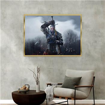 Aluminium Omlijste Kunst Thema Geharde Glasschilderij 085