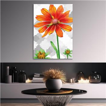 Kunst Thema auf bedrucktem Glas